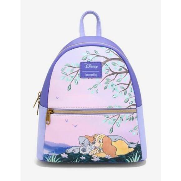 Loungefly Lady and the Tramp  Mini Back Pack - Picture 1 of 7